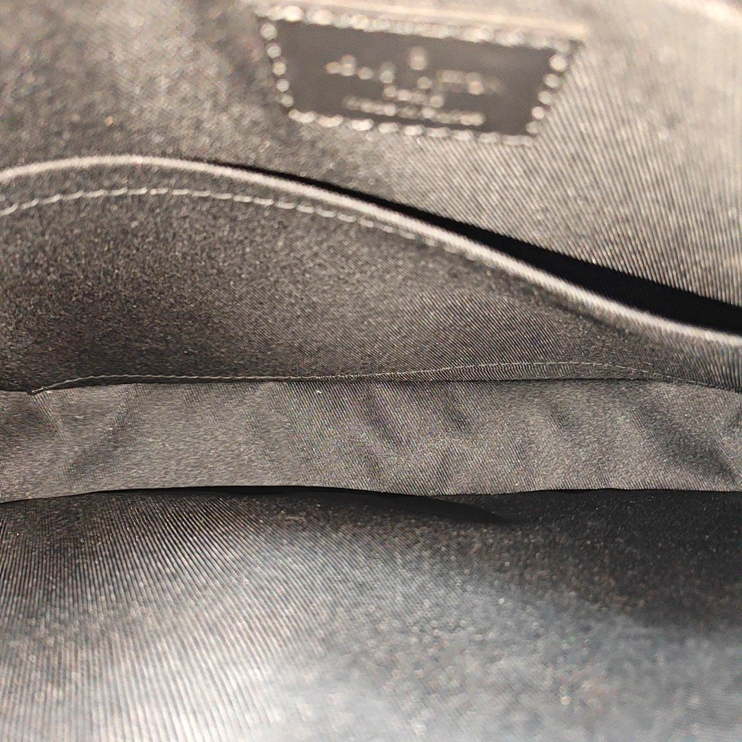 TRIO Monogram Coated Canvas Gray