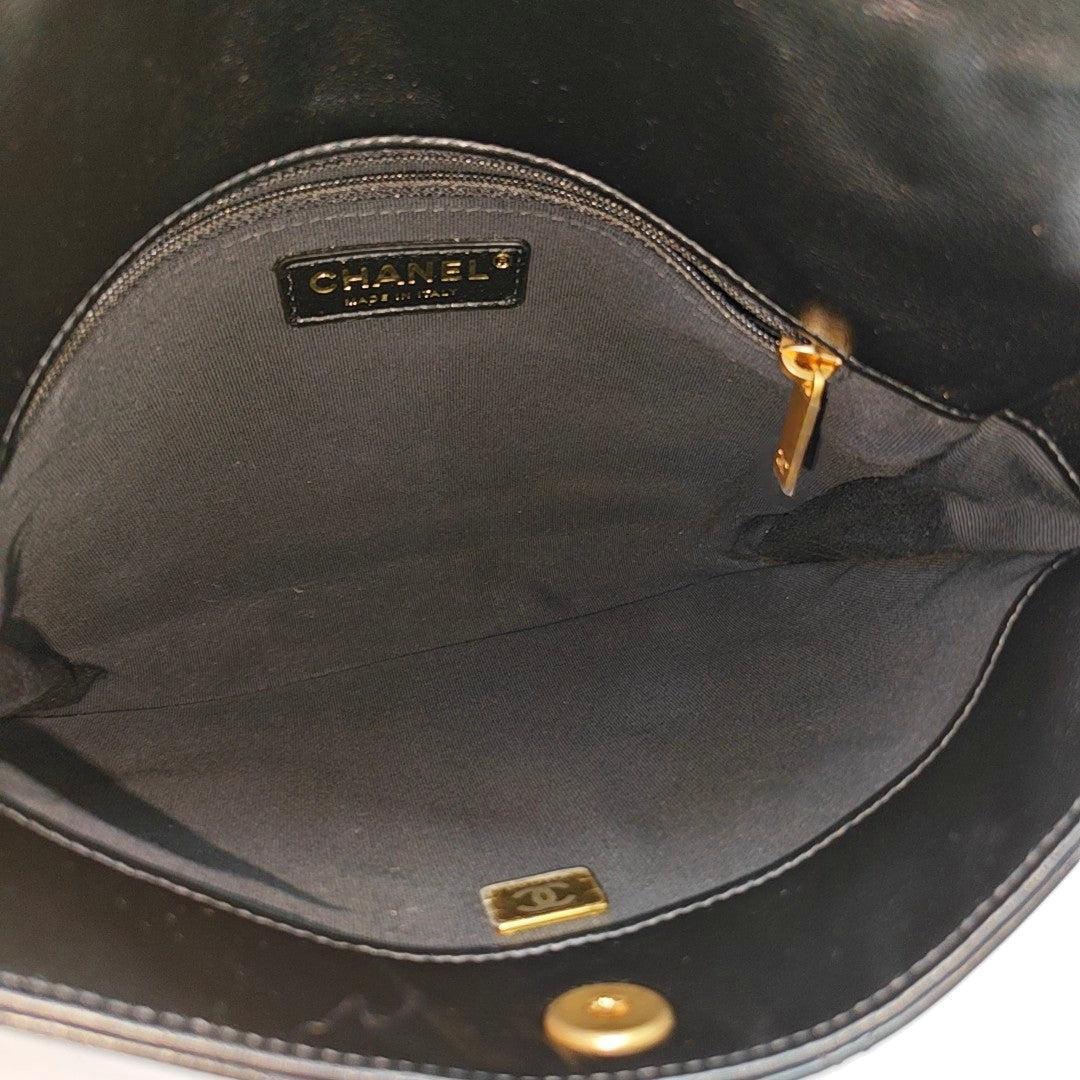 Suppletwins Quilted Calfskin Black