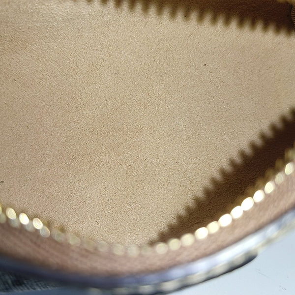 Monogram Canvas Top Handle Bag Mini Beige