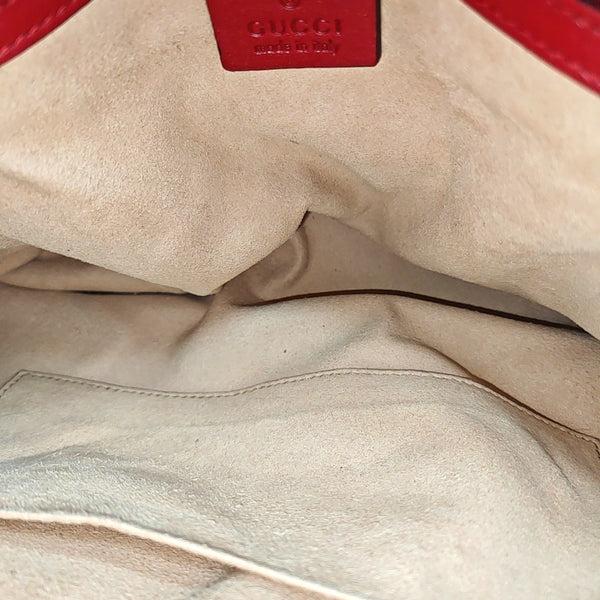 GG Marmont Large Quilted Calfskin Red