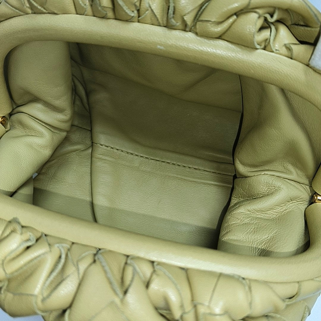 The Pouch Mini Lambskin Yellow