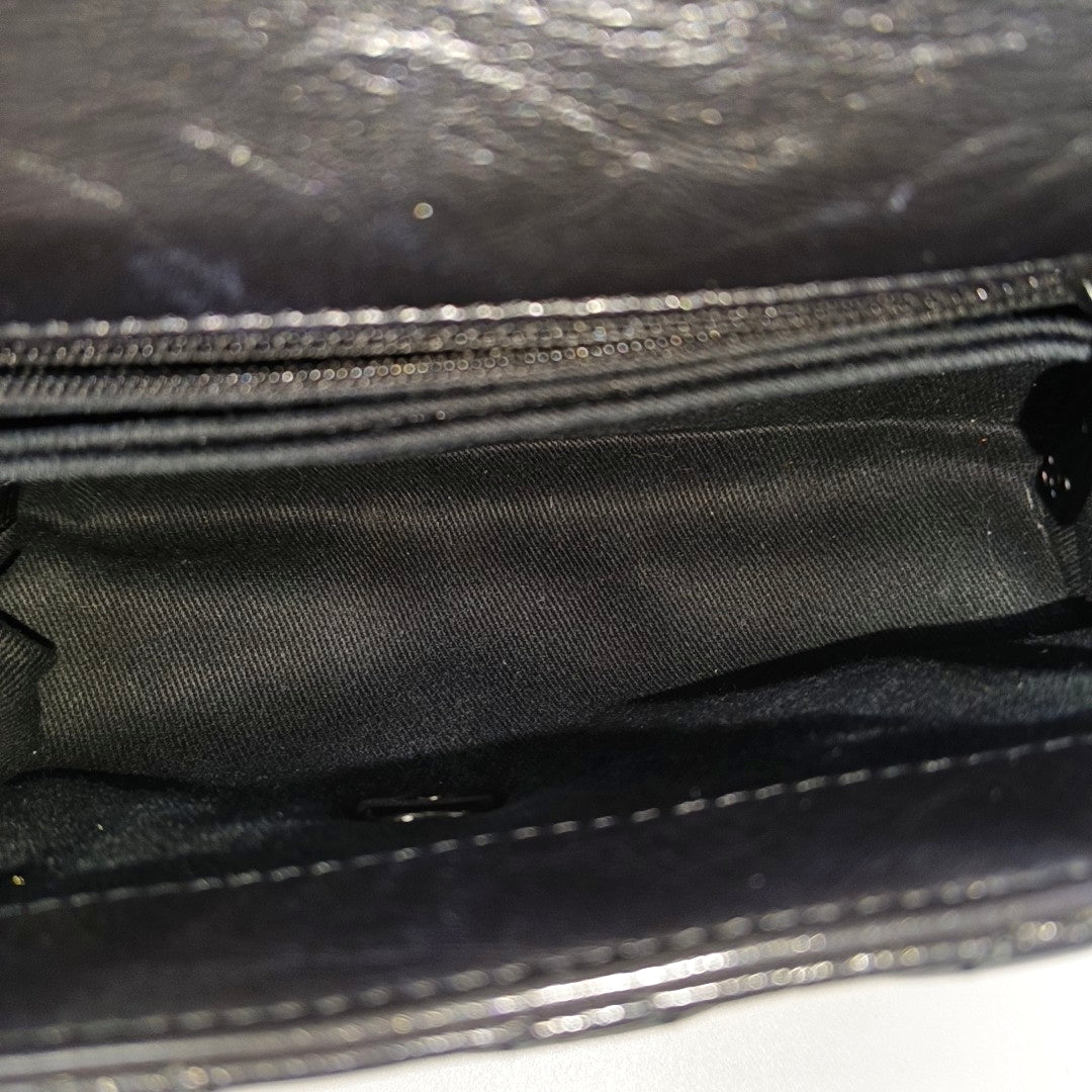 COCO HANDLE Small Quilted Calfskin Black