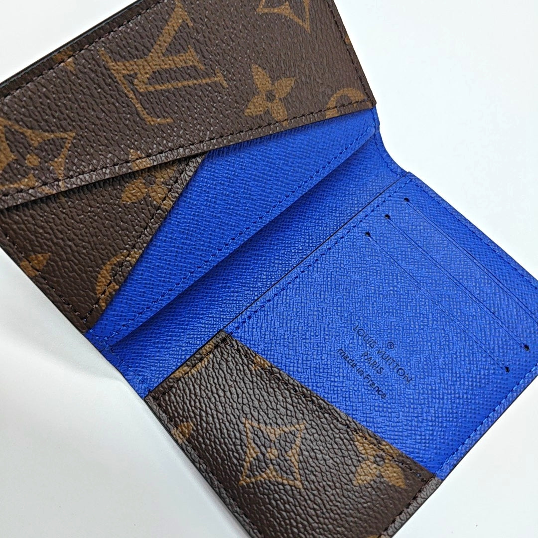 Monogram Coated Canvas Card Holder Brown