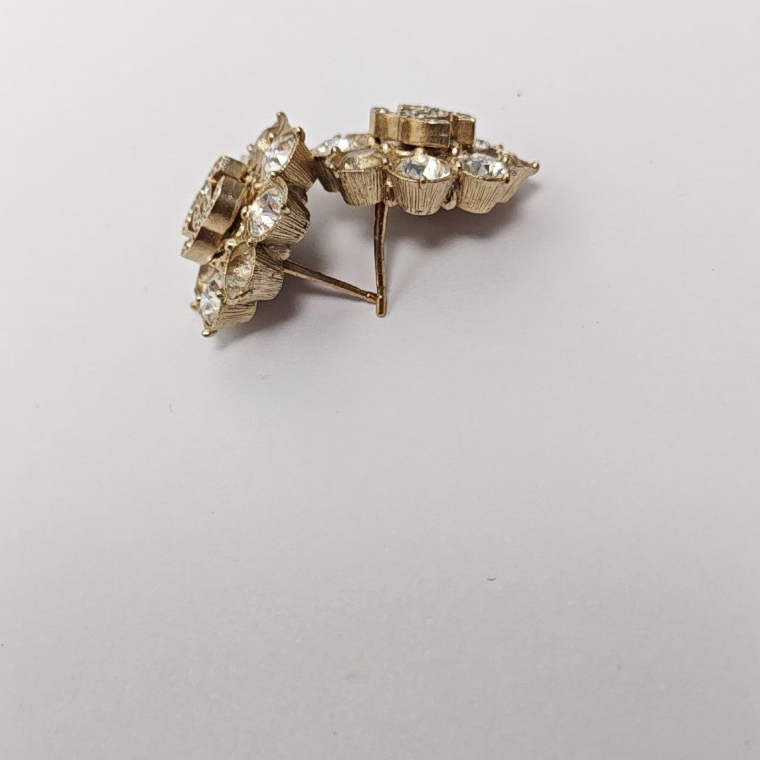 Metal Gold Stud Earrings