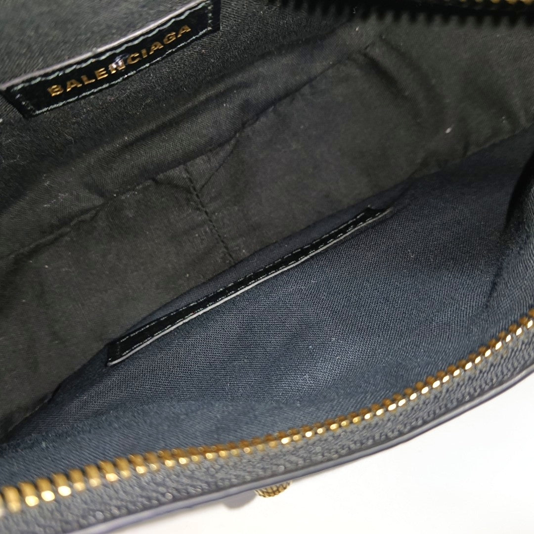 Le Cagole Small Calfskin Black