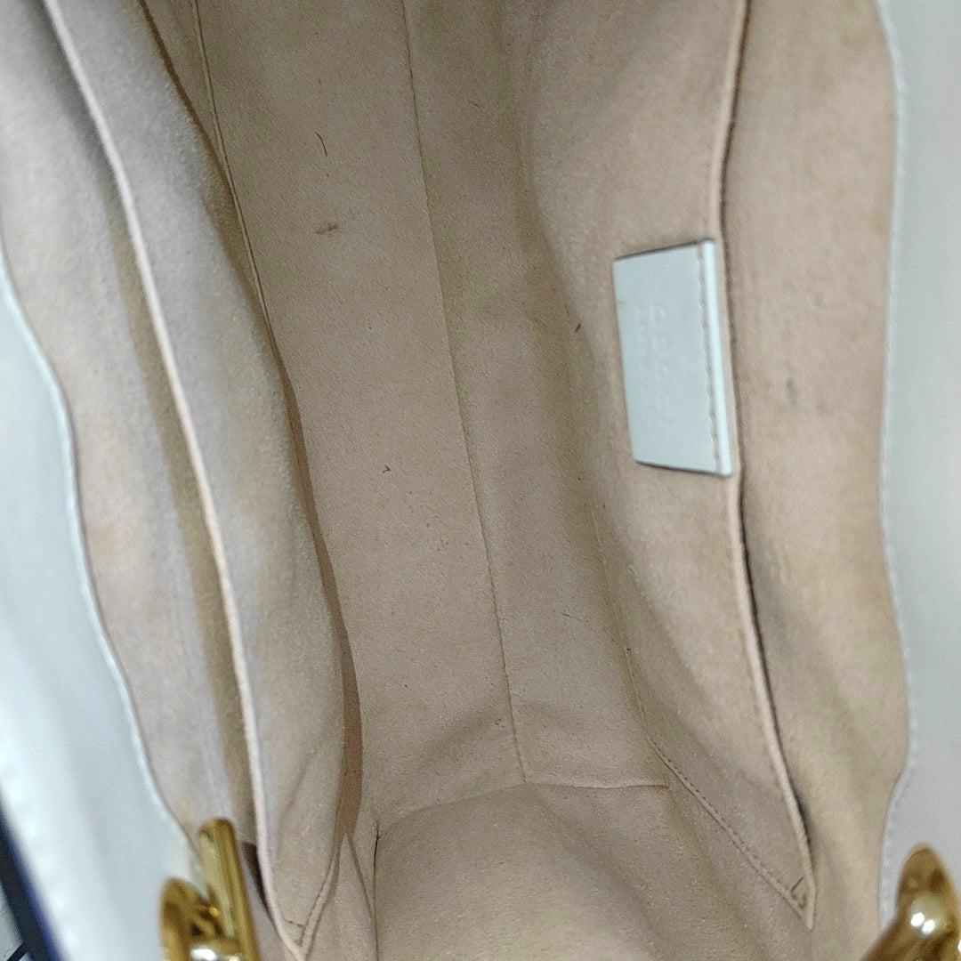 Padlock Small Monogram Coated Canvas Beige