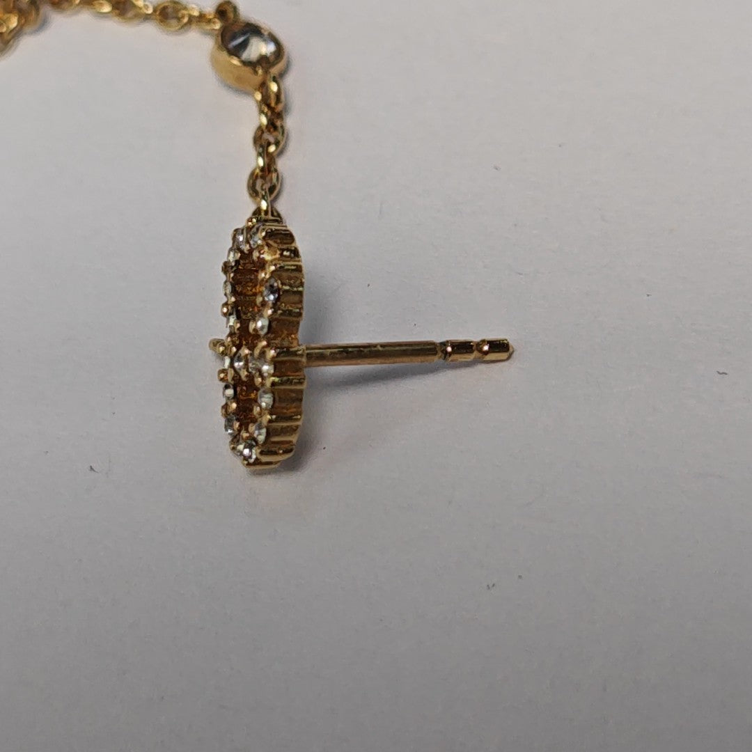La Petite Tribale Metal Gold Earrings
