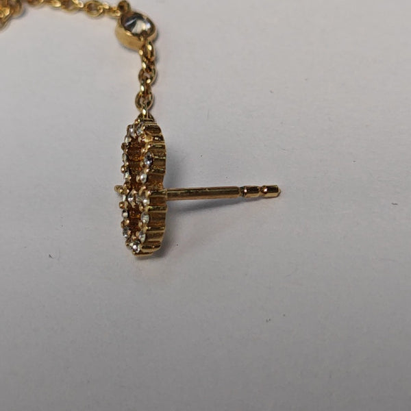 La Petite Tribale Metal Gold Earrings