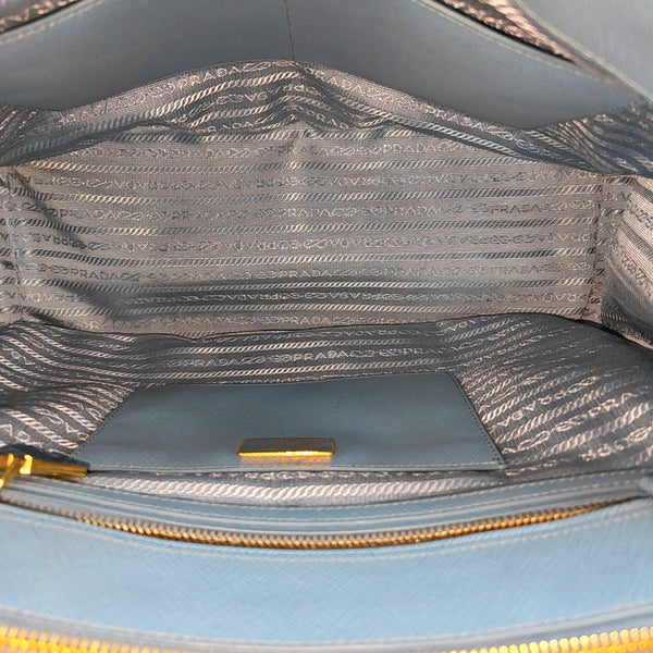 Galleria Large Calfskin Blue