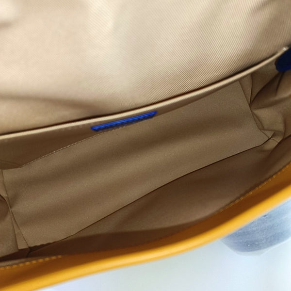 Calfskin Shoulder Bag Yellow