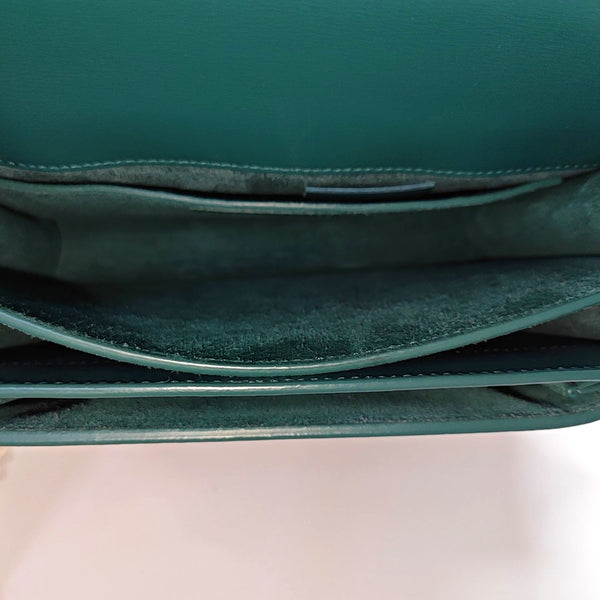 SUNSET Medium Calfskin Green