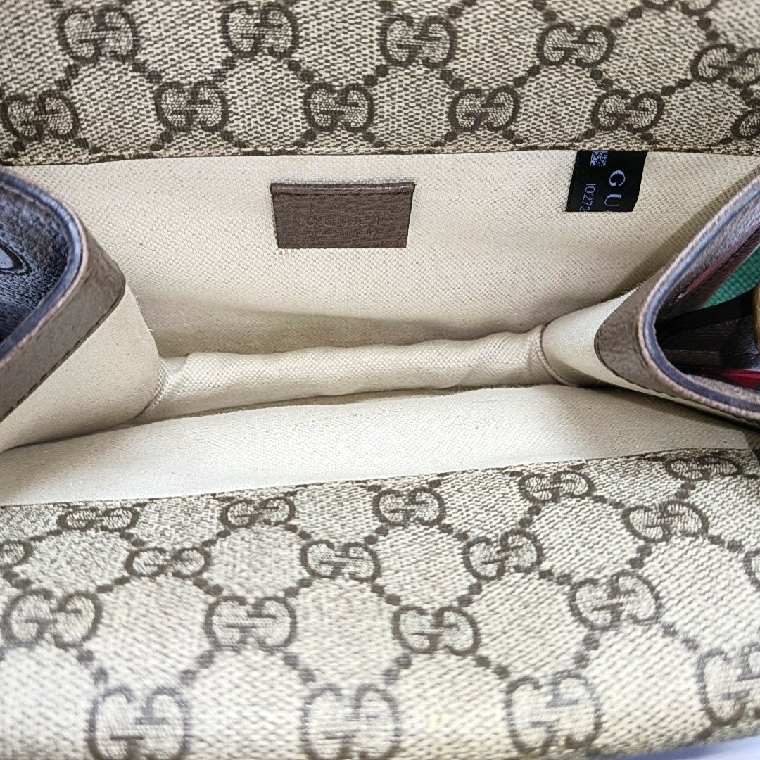 Neo Vintage Small Monogram Coated Canvas Beige