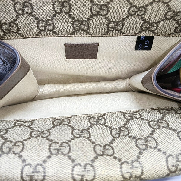 Neo Vintage Small Monogram Coated Canvas Beige
