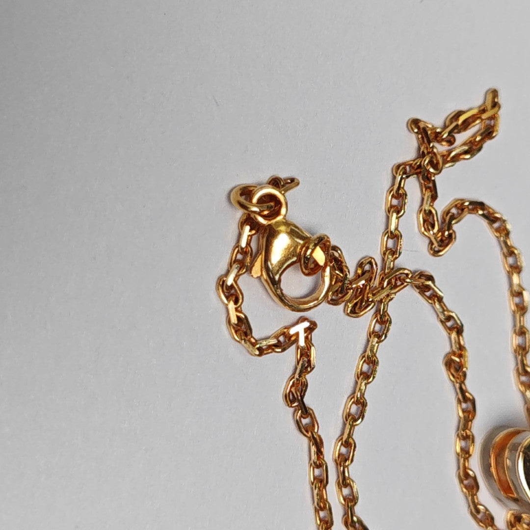 Pop H Metal Rose Gold Necklace