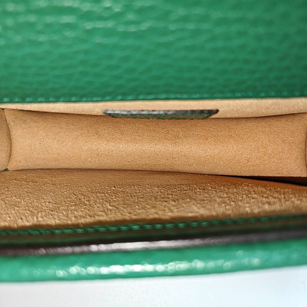 Dionysus Super Mini Calfskin Green