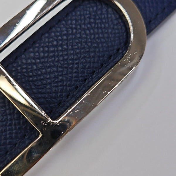 Leather Belt Blue