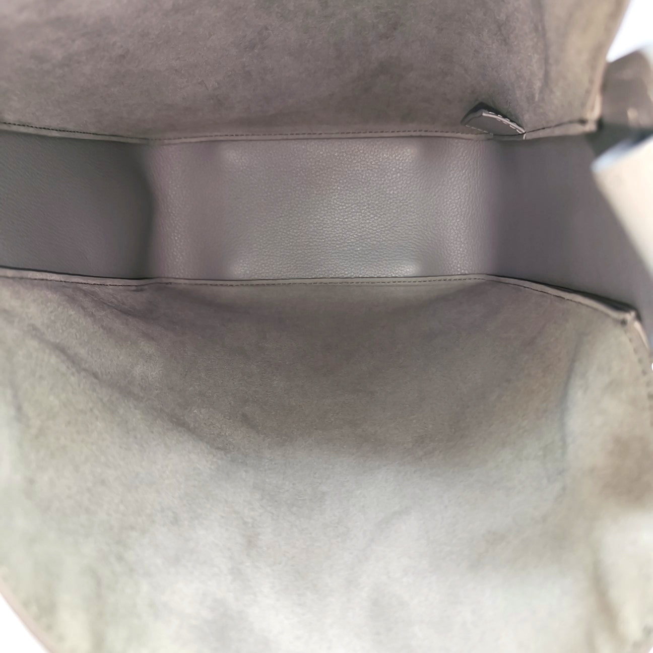 Calfskin Shoulder Bag Gray