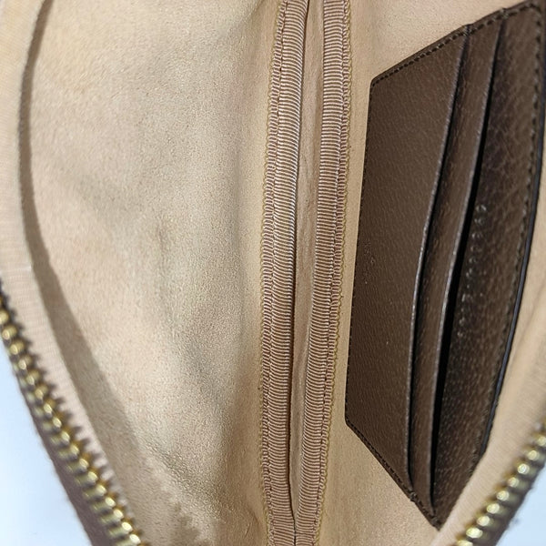 Ophidia Mini Monogram Coated Canvas Beige