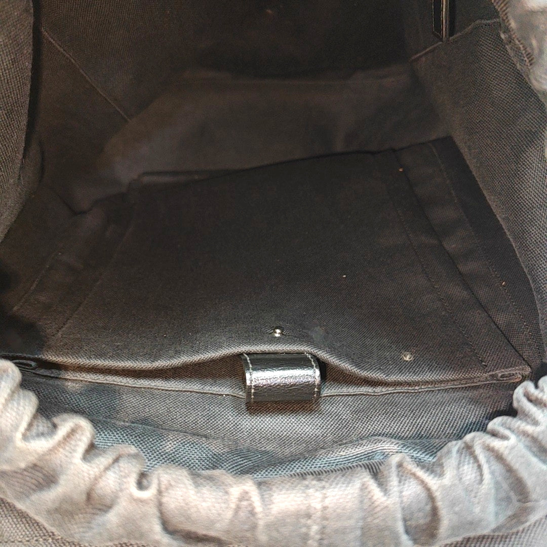 Retro Medium Monogram Coated Canvas Black