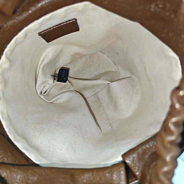 Horsebit 1955 Small Coated Canvas Beige