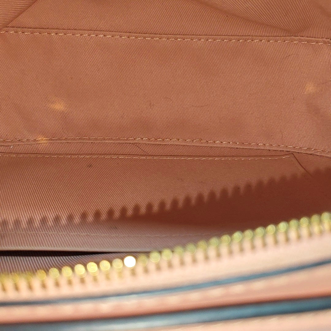 SAINTONGE Monogram Coated Canvas Brown