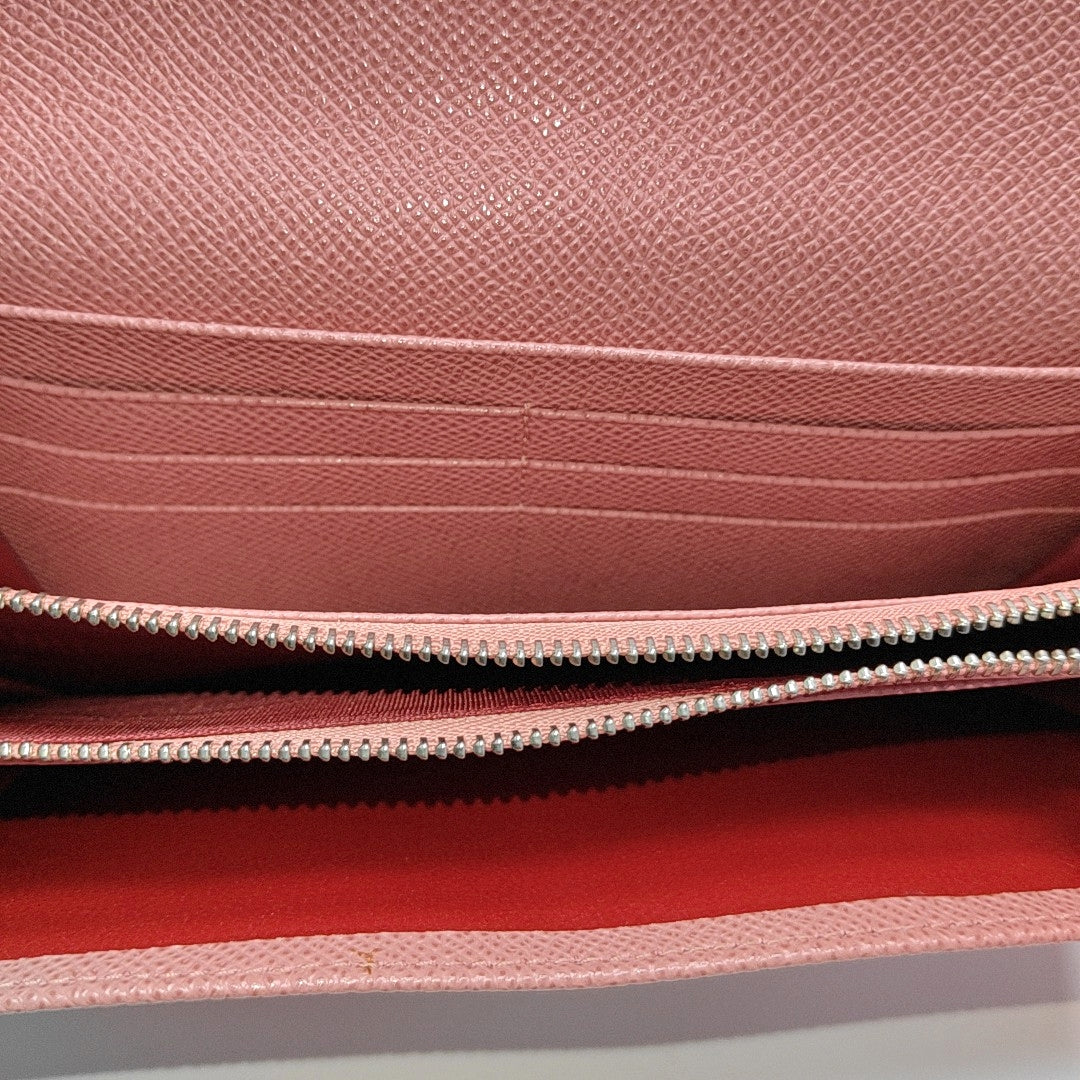 BVLGARI Calfskin Pink Wallet