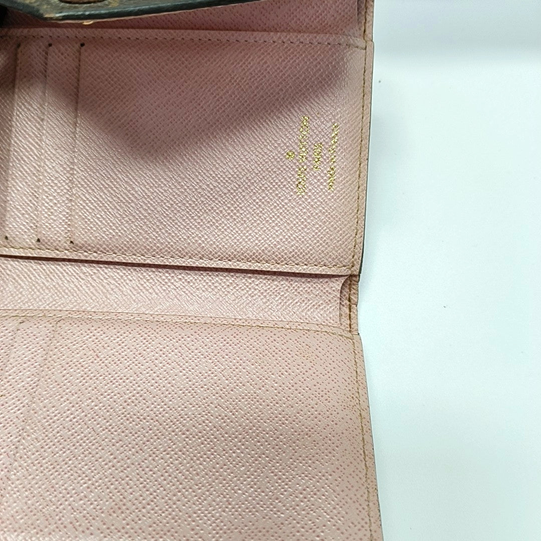 VICTORINE Monogram Coated Canvas Brown Wallet