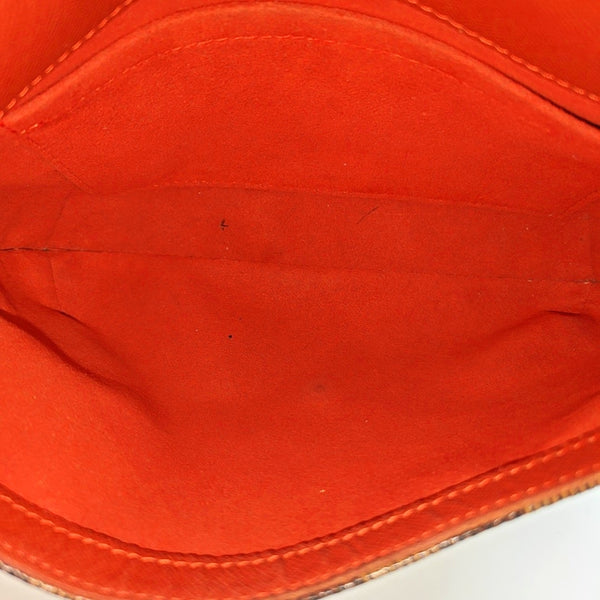 MUSETTE TANGO Damier Ebene Coated Canvas Brown