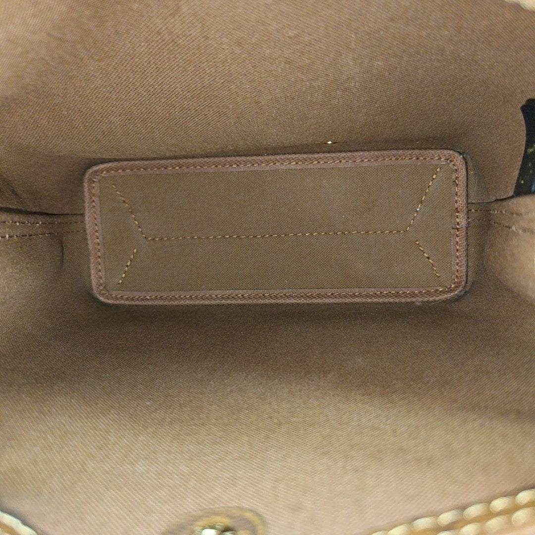 ATLANTIS PM Monogram Coated Canvas Brown