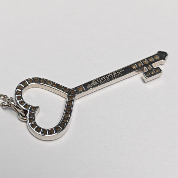 Tiffany Keys Platinum 950 Silver Necklace