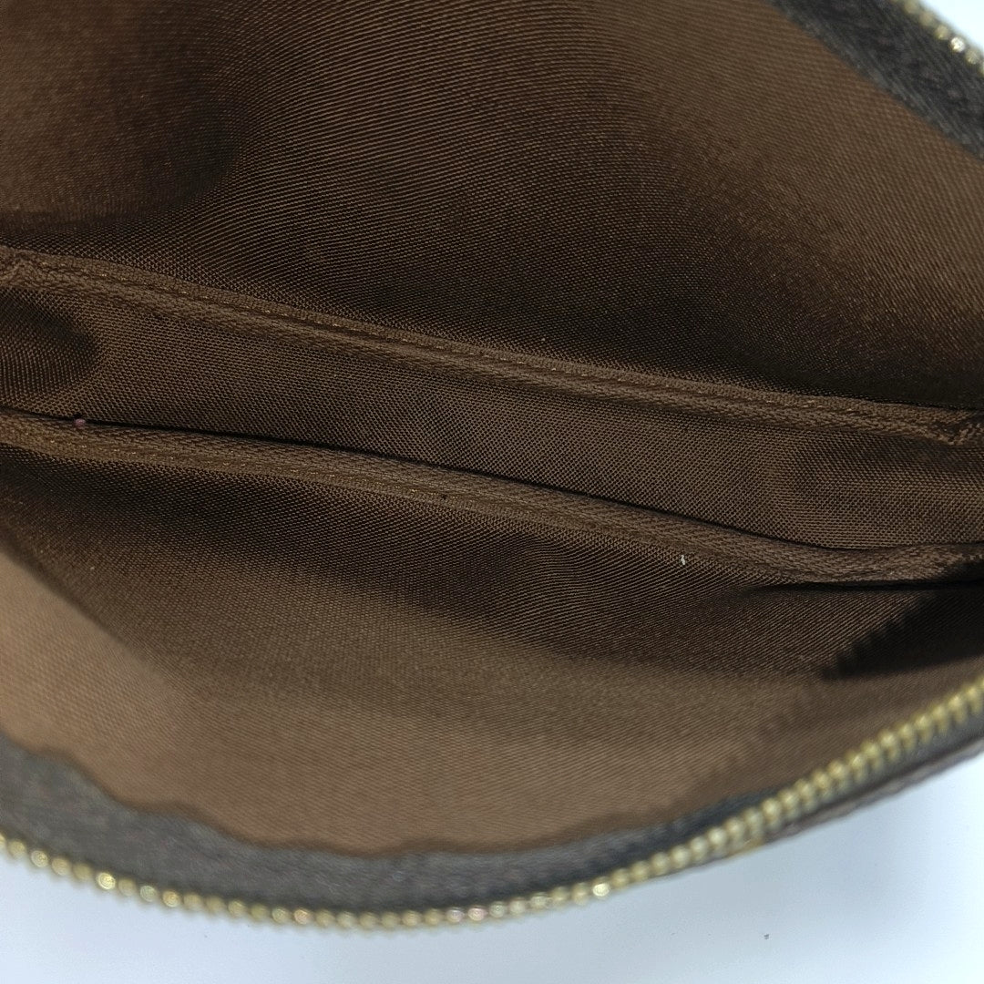 ACCESSOIRES Monogram Coated Canvas Brown