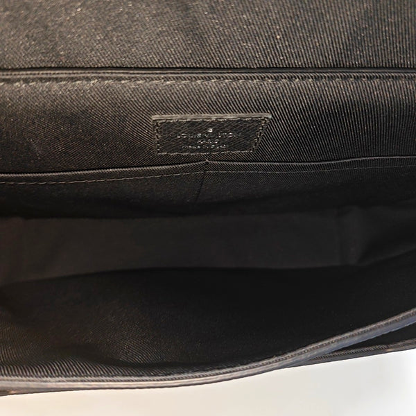 TAIGARAMA Monogram Coated Canvas Black