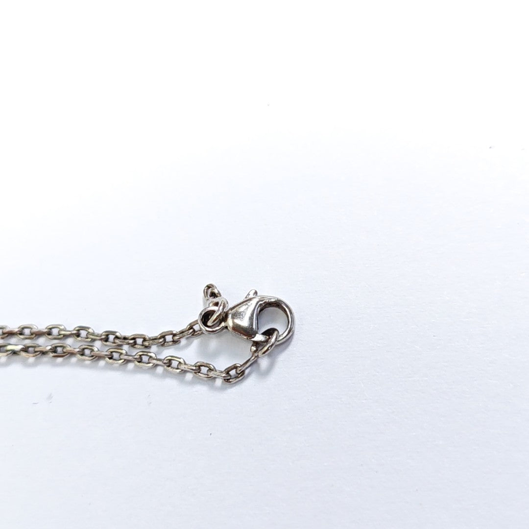 Pop H Metal Silver Necklace