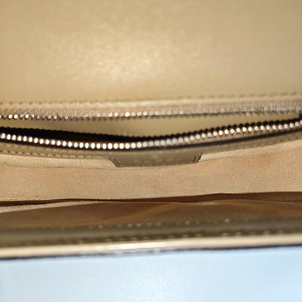 Monogram Coated Canvas Shoulder Bag Gray