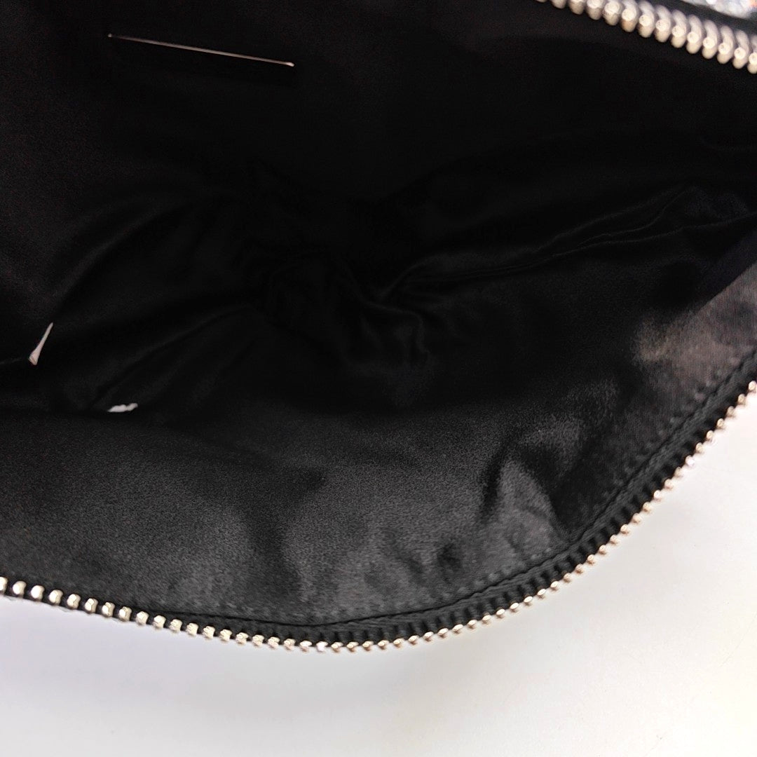 Special Material Top Handle Bag Silver
