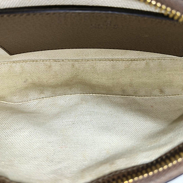 Ophidia Small Monogram Coated Canvas Beige