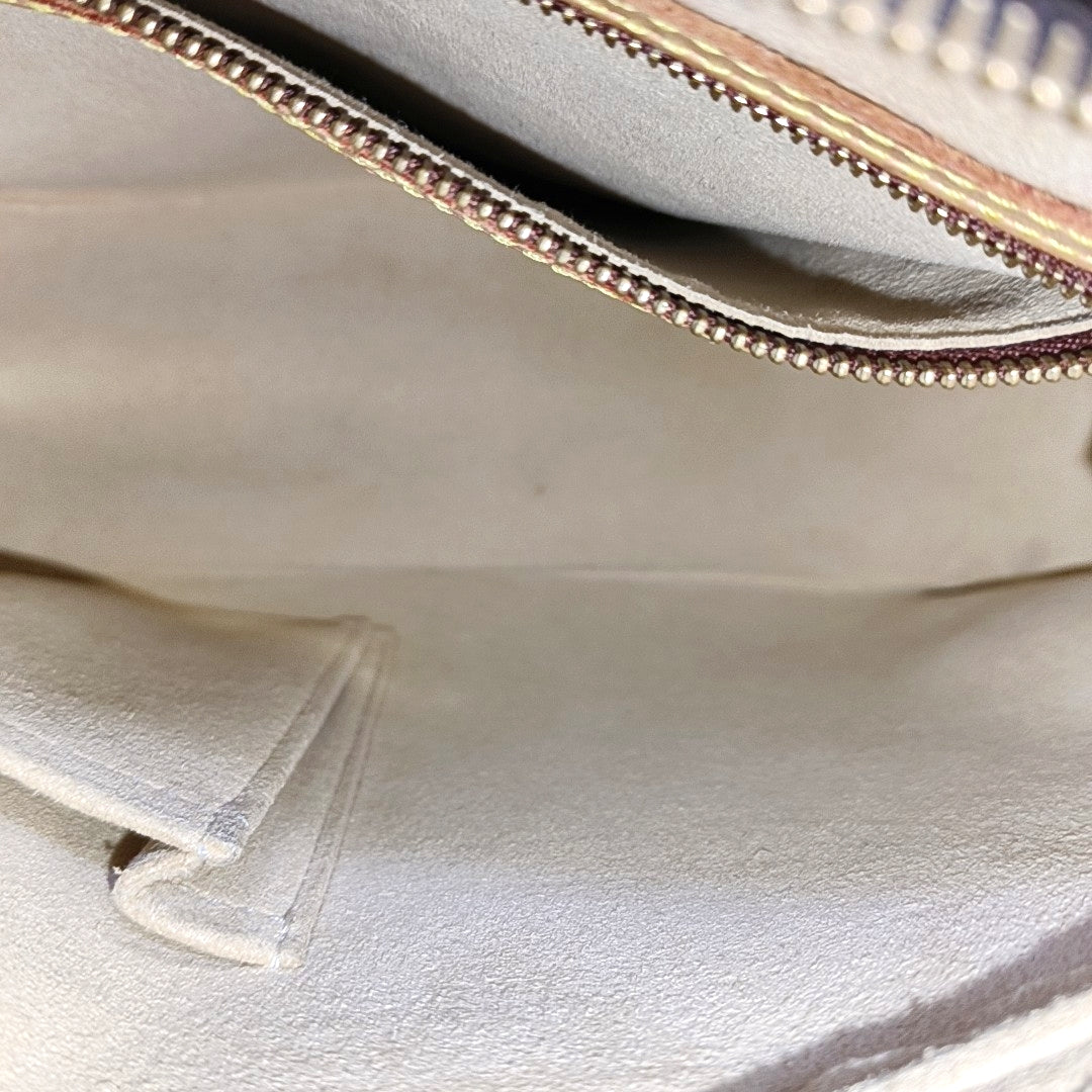 LOOPING MM Monogram Coated Canvas Brown