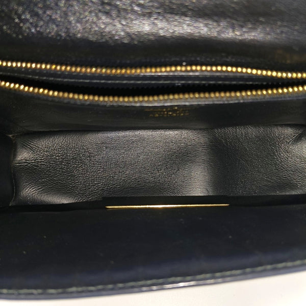 Calfskin Shoulder Bag Black
