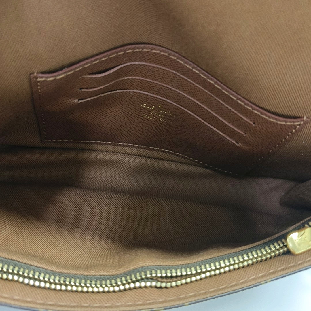 IVY Monogram Coated Canvas Brown
