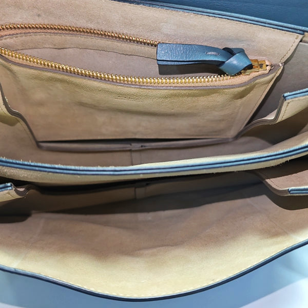 Faye Medium Calfskin Blue