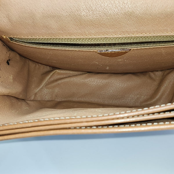 MACADAM CLUTCHES Coated Canvas Brown