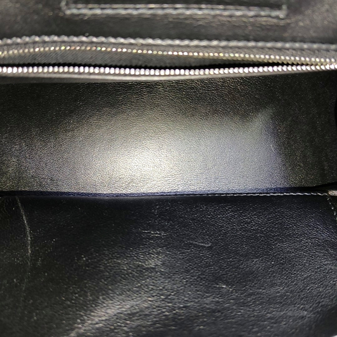 Calfskin Clutch Extra Small Silver
