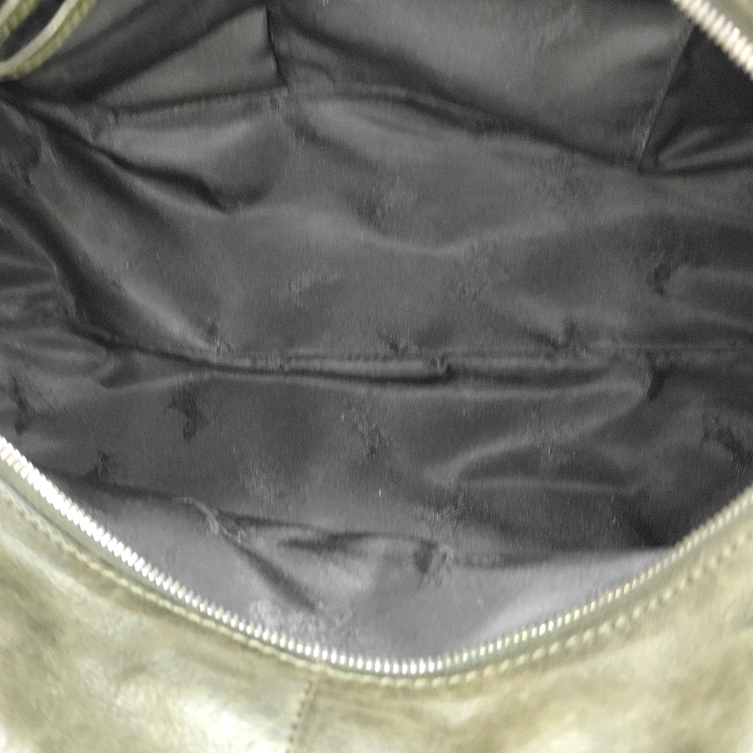 Calfskin Top Handle Bag Green