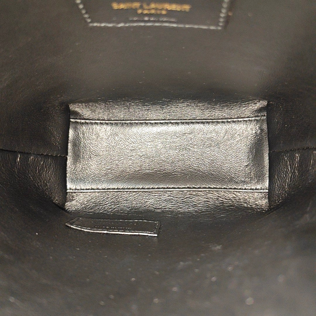 Calfskin Shoulder Bag Black