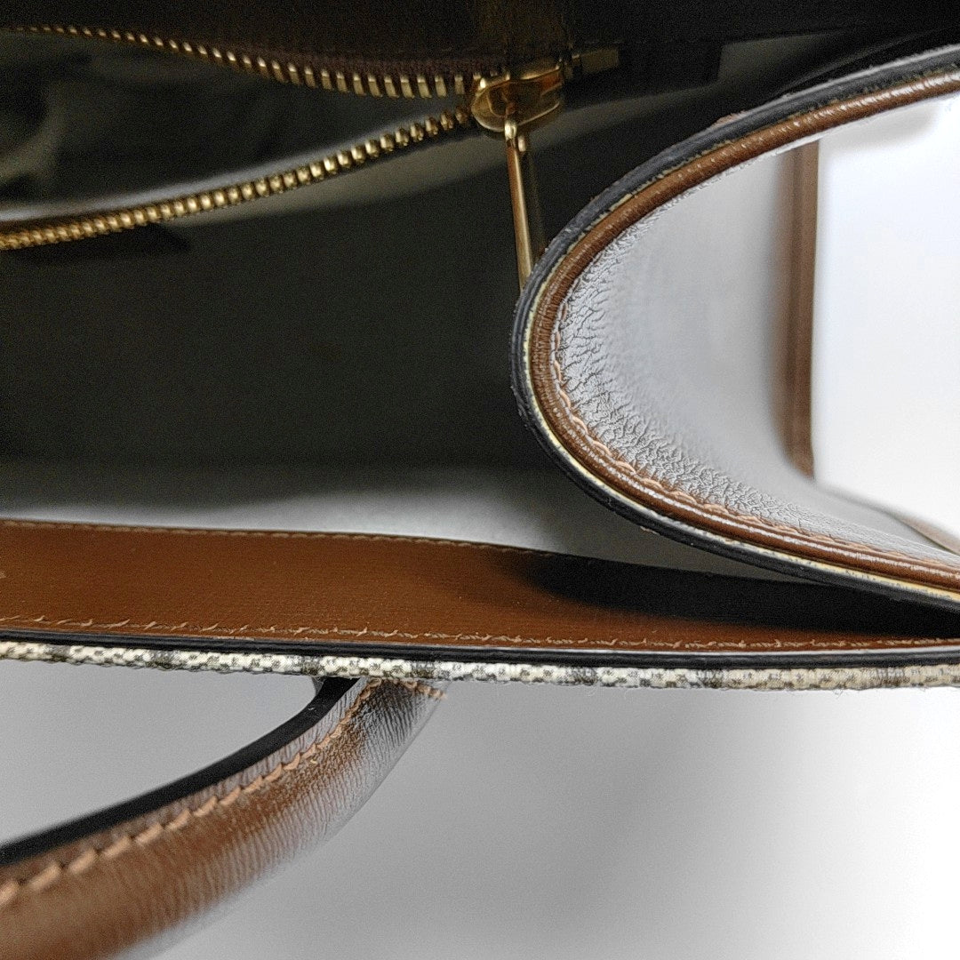 Retro Small Monogram Coated Canvas Brown
