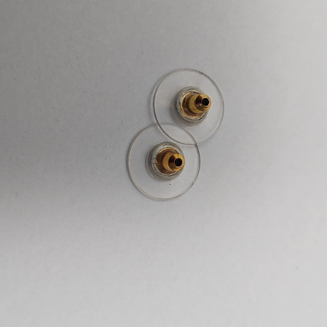 Pendientes de metal negros