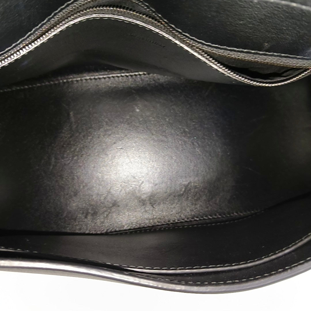 Downtown Medium Calfskin Black