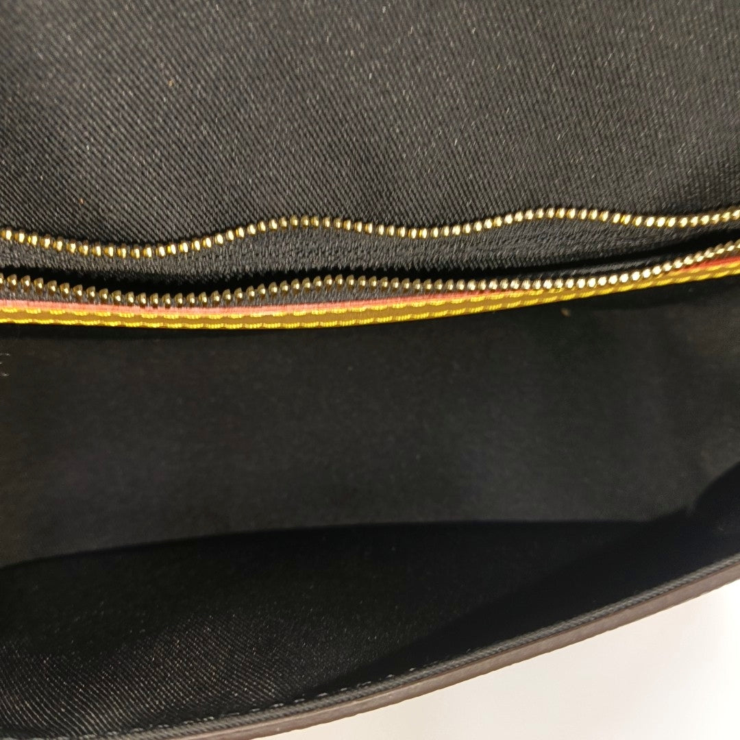 DIANE Monogram Coated Canvas Brown