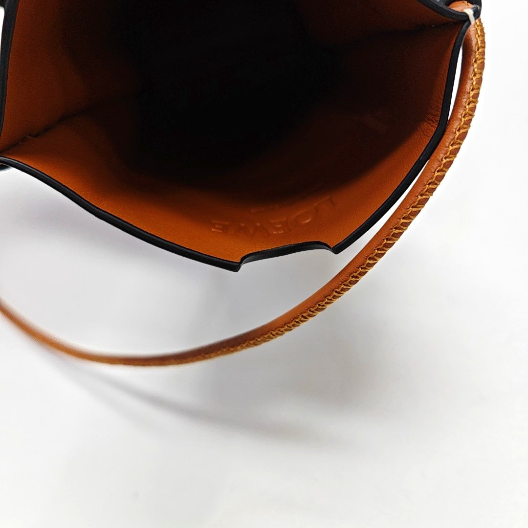 Calfskin Shoulder Bag Brown