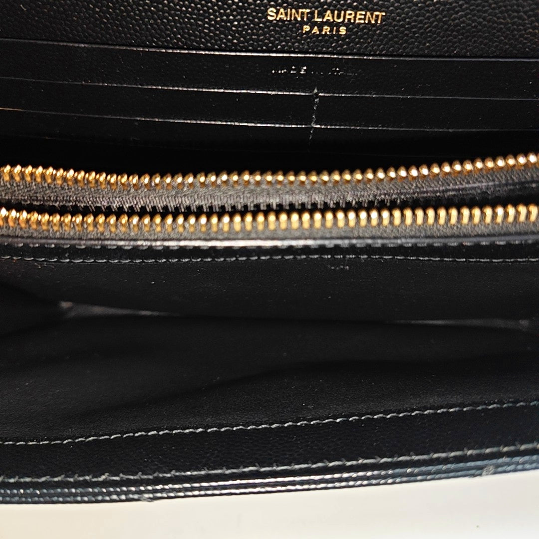 MONOGRAM Medium Chevron Calfskin Black